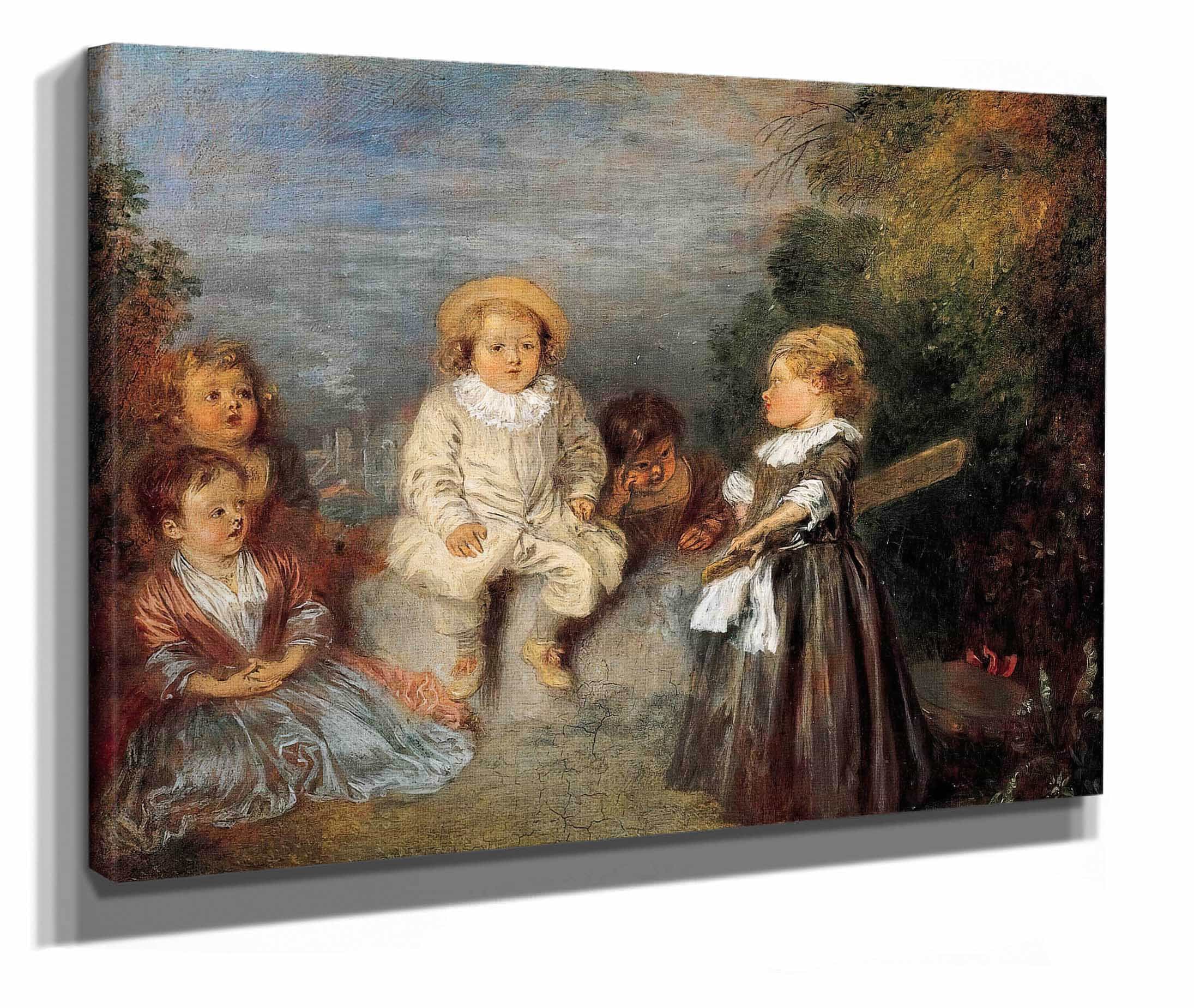 Heureux Age Age Dor Happy Age Golden Age  by Jean Antoine Watteau