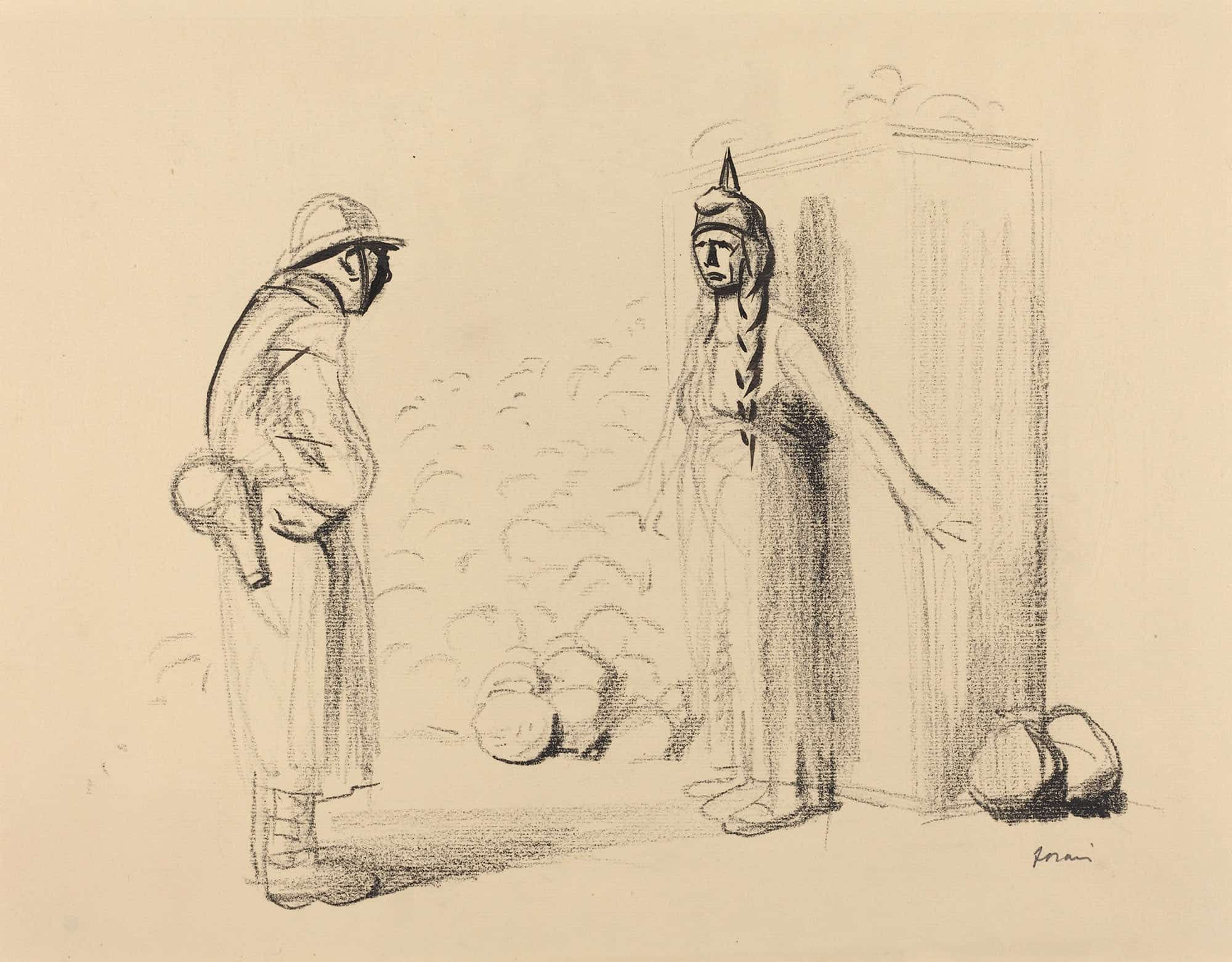 Hiding The Louis by Jean Louis Forain