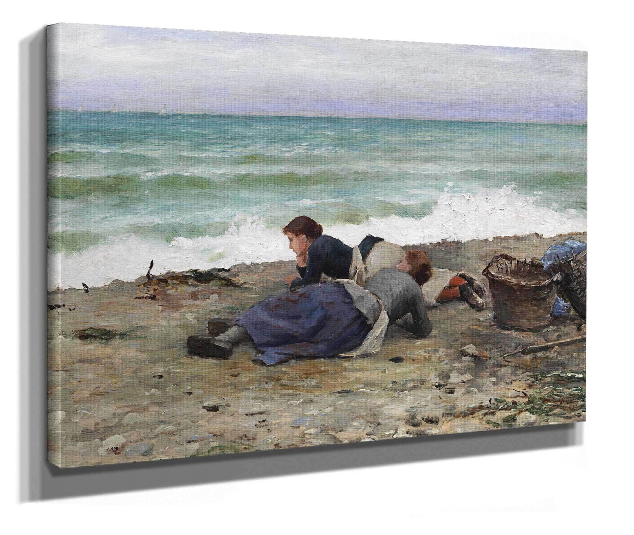 High Tide Etretat by Daniel Ridgway Knight