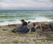 High Tide Etretat by Daniel Ridgway Knight