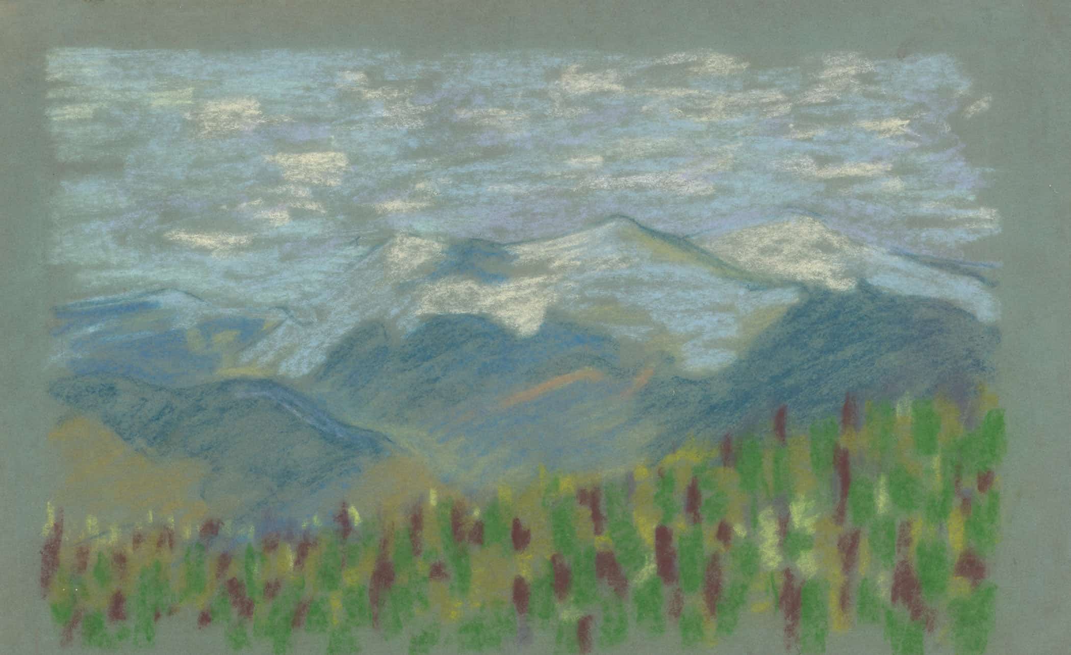 Hilly Landscape   by Arnold Peter Weisz Kubincan