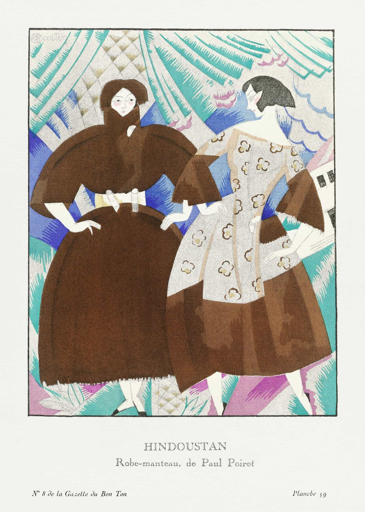 Hindoustanobe Manteau De Paul Poiret by Charles Martin