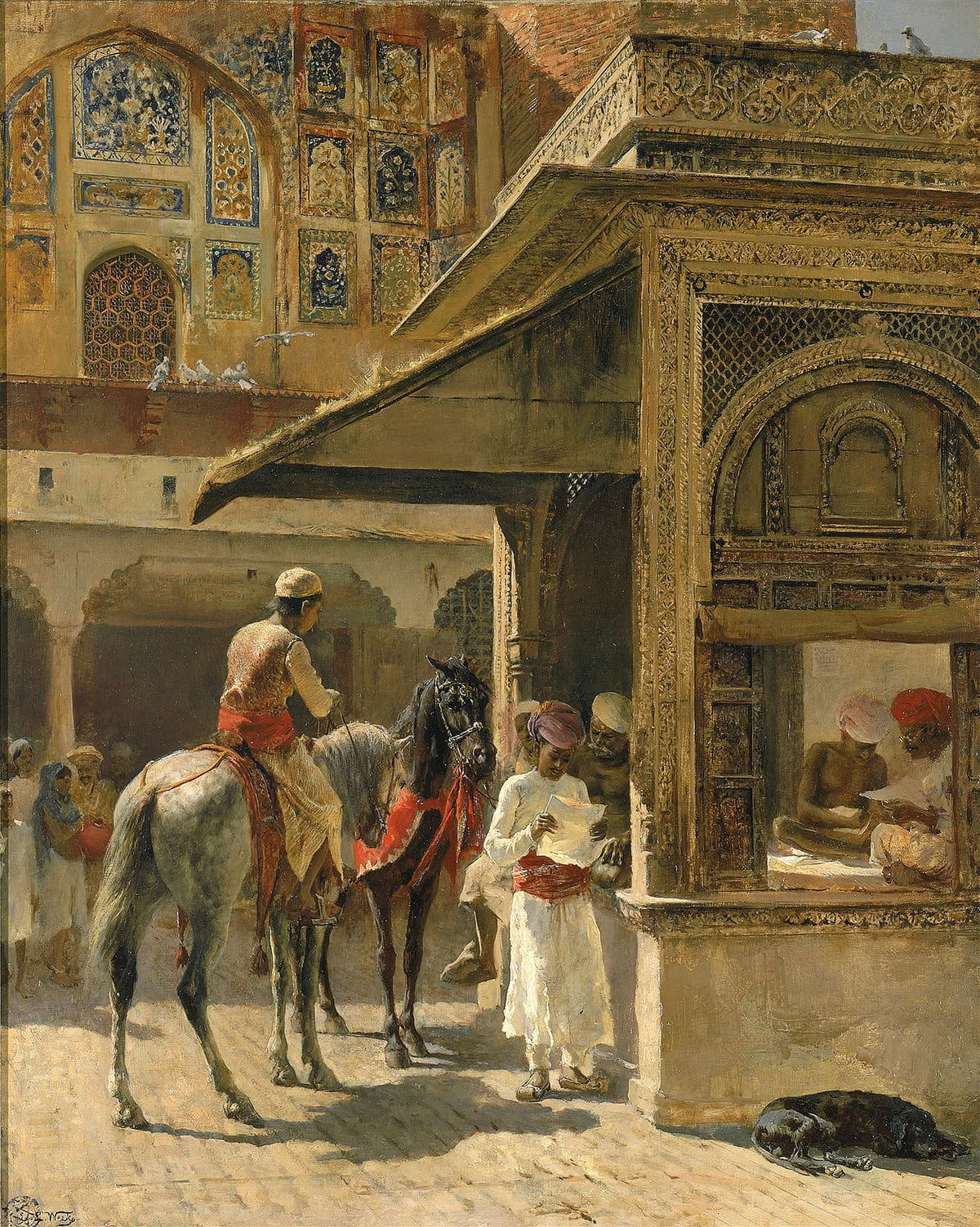 Hindu Merchants by Edwin Lord Weeks