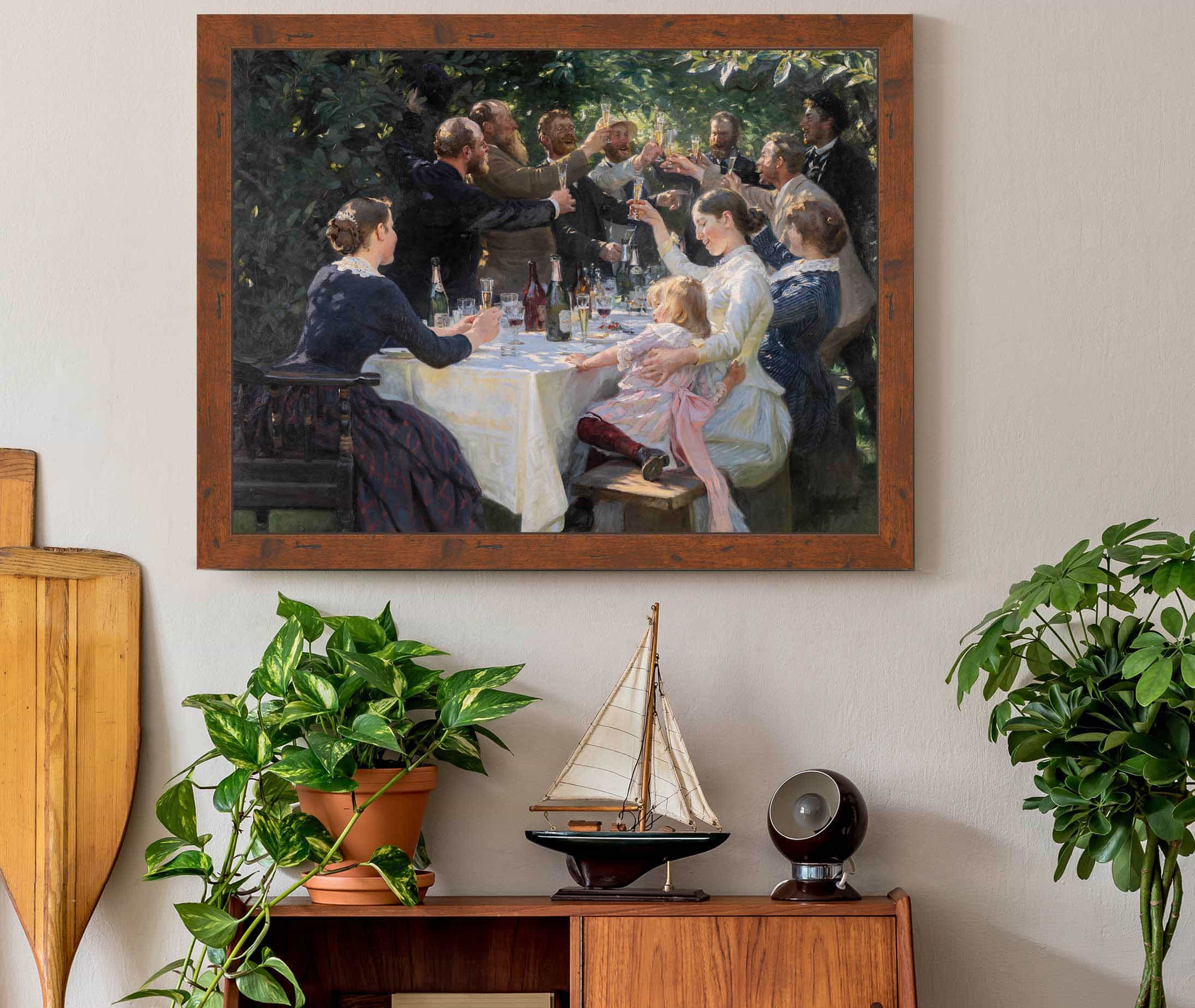 Hip Hip Hurrah Artists Party Skagen by Peder Severin Kroyer
