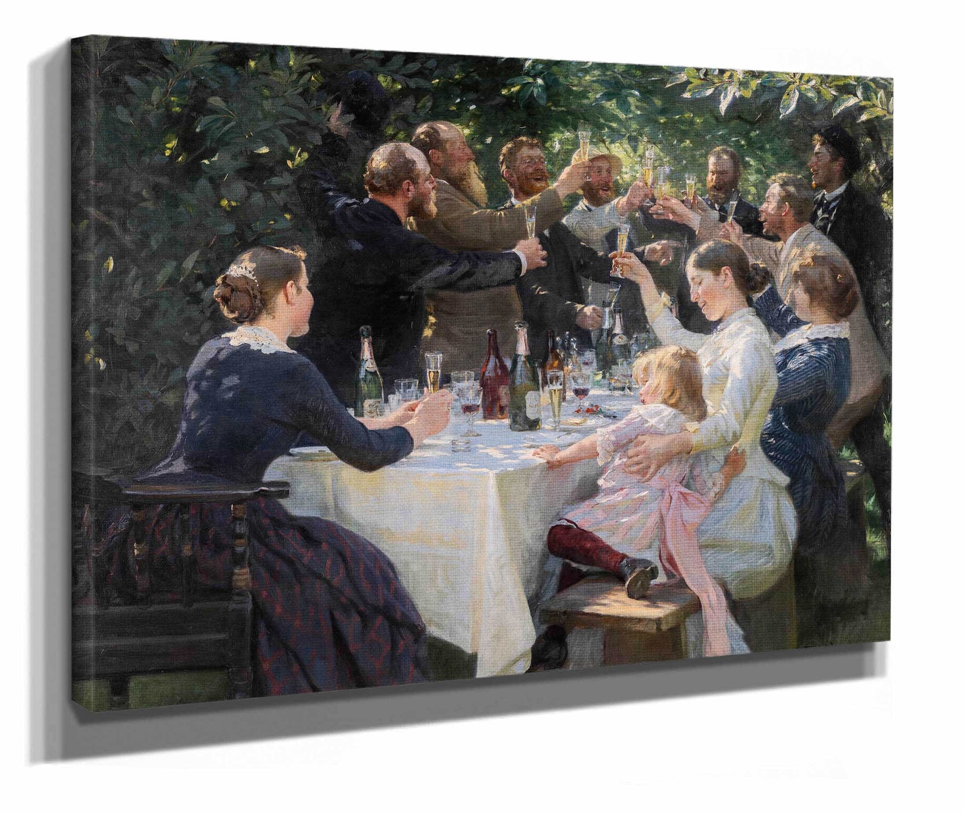 Hip Hip Hurrah Artists Party Skagen by Peder Severin Kroyer