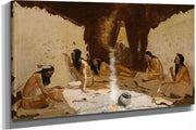 Historians Of The Tribe by Frederic Remington