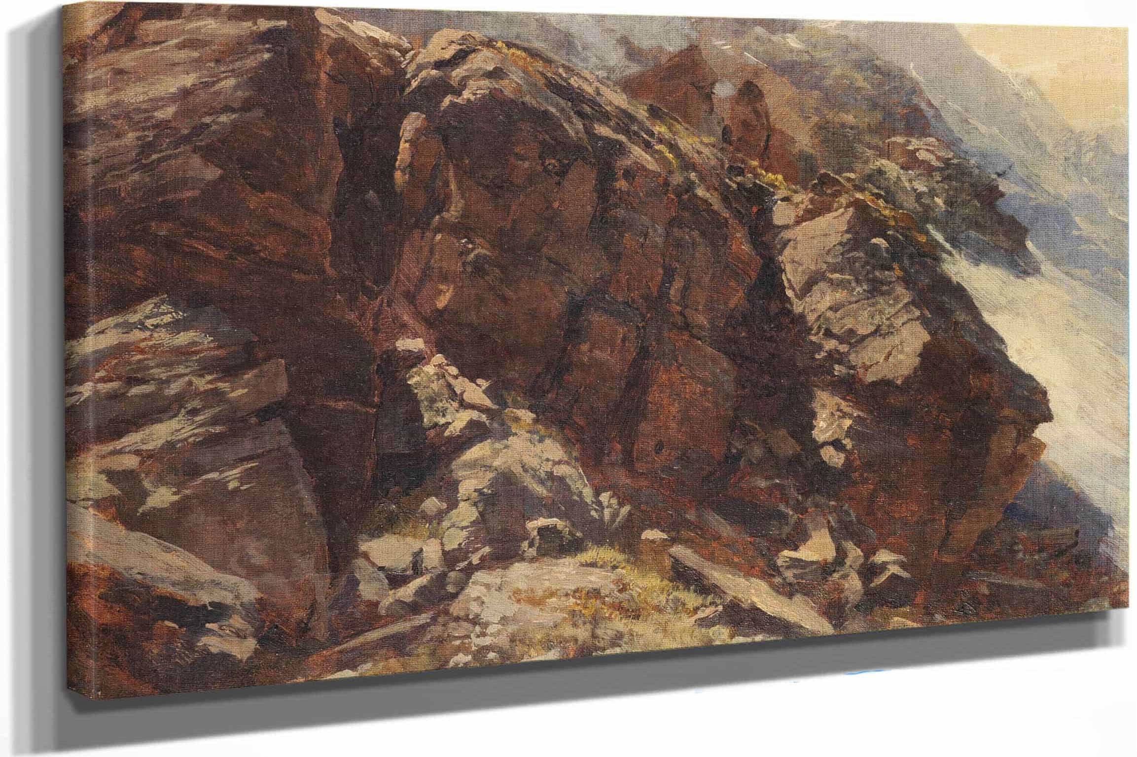 Hochgebirgsstudie by Edward Theodore Compton