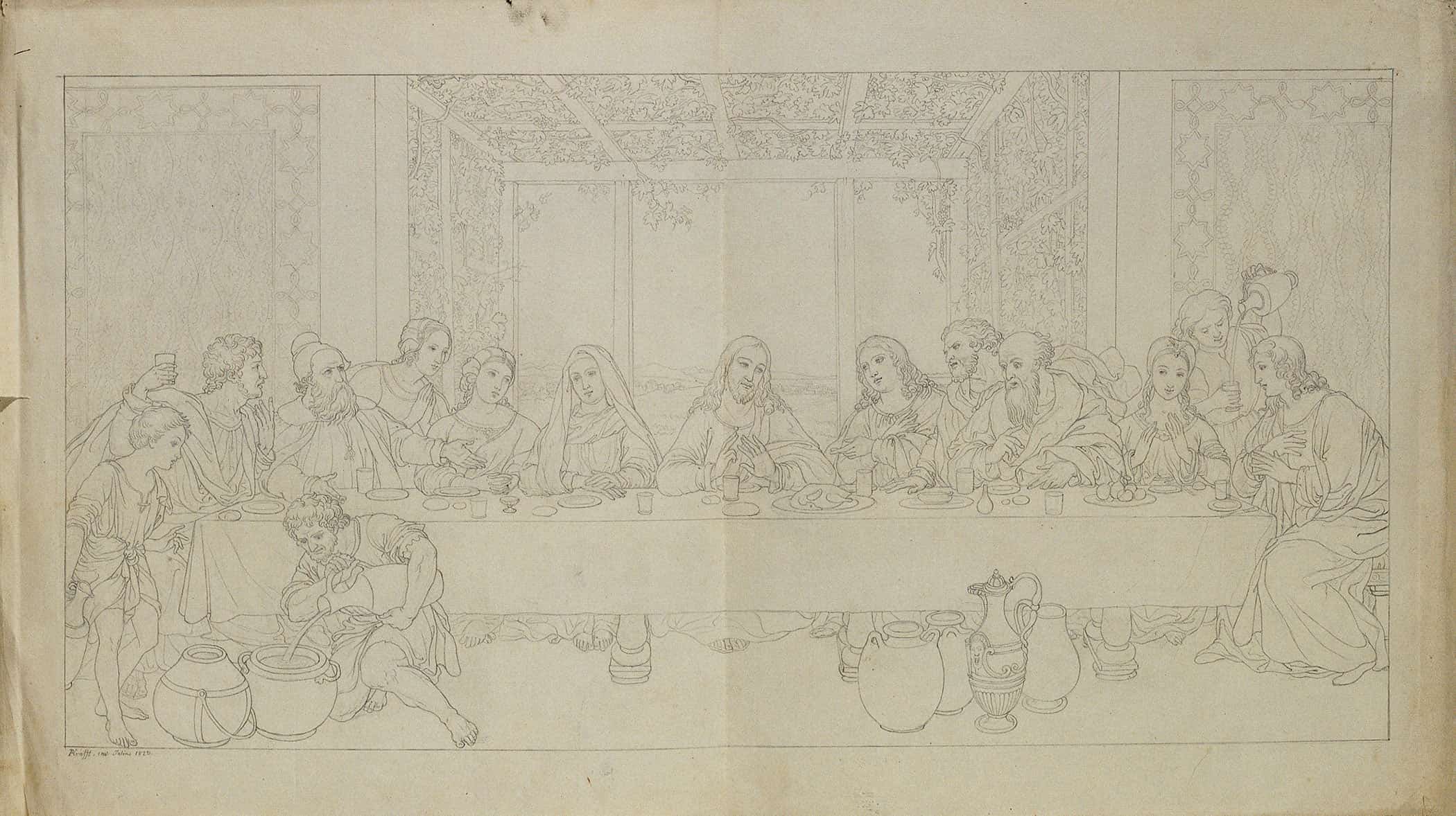 Hochzeit Zu Kanaan by Johann Peter Krafft