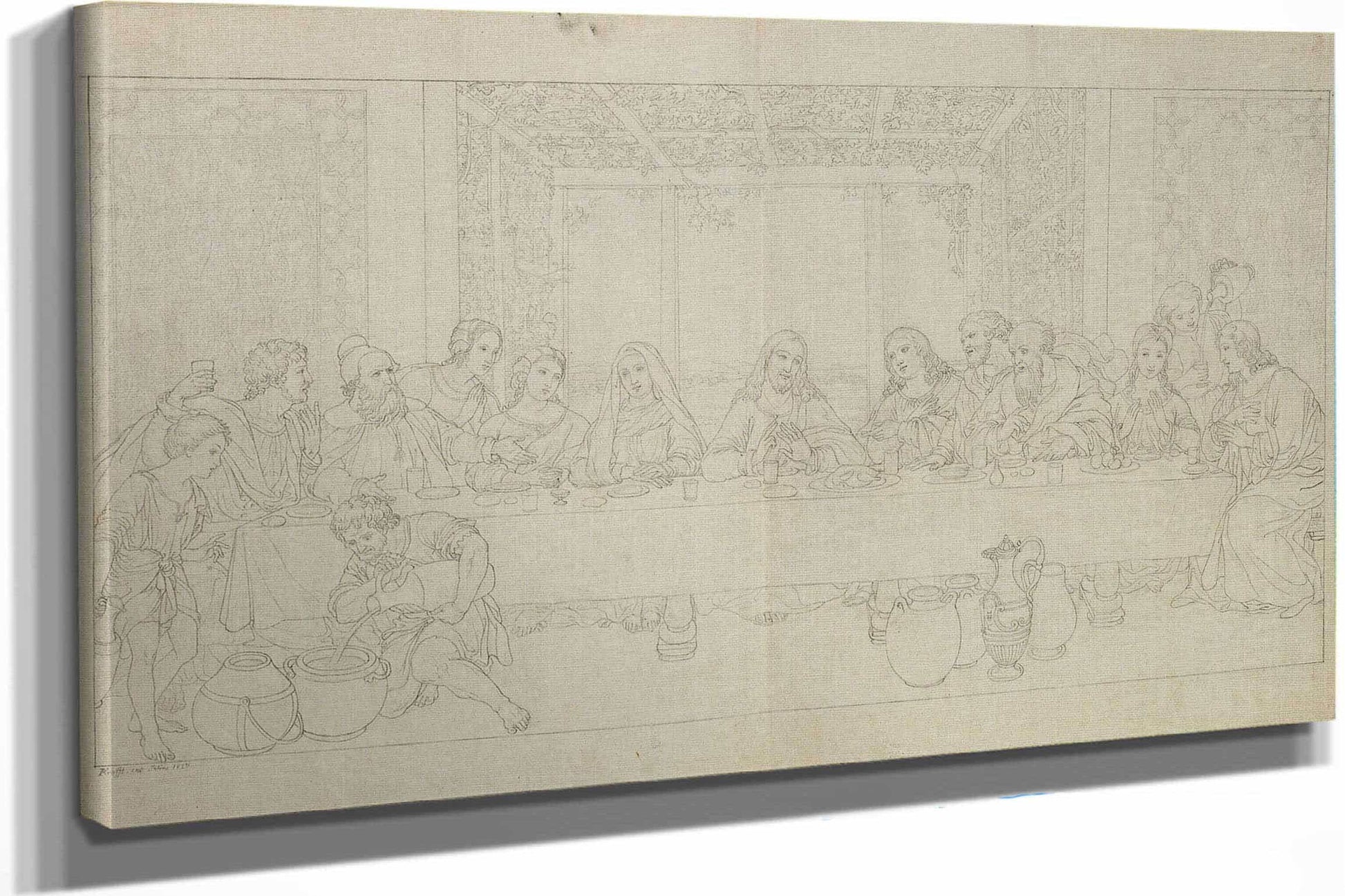 Hochzeit Zu Kanaan by Johann Peter Krafft