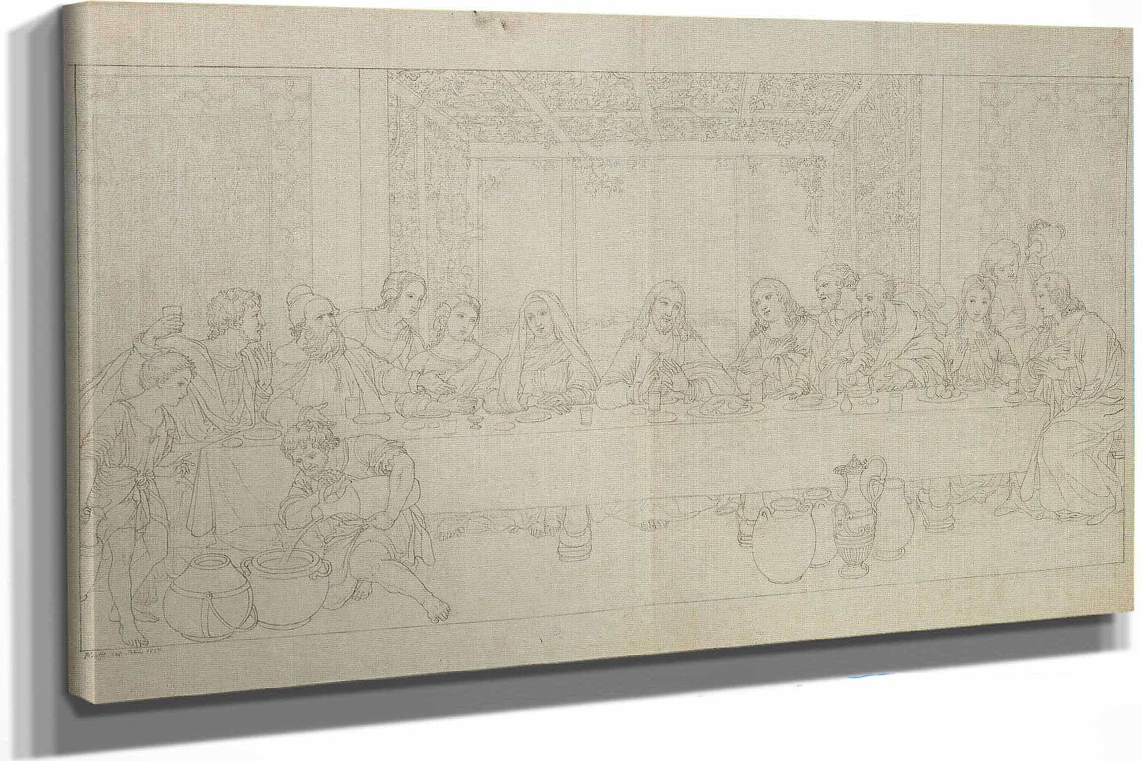 Hochzeit Zu Kanaan by Johann Peter Krafft