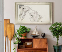 Hockender Weiblicher Akt by Egon Schiele