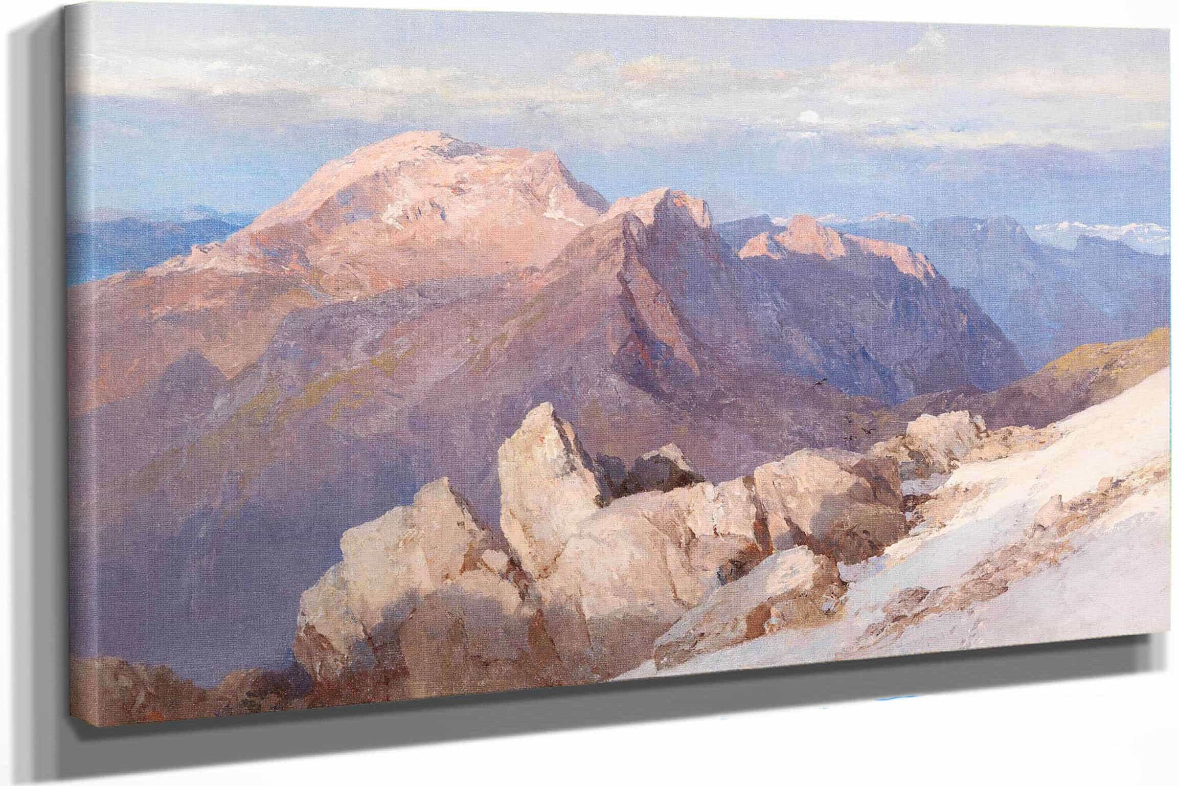 Hoher Goll Vom Watzmann Hocheck by Edward Theodore Compton