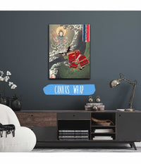 Hojo Tokimasa Of Totomi Praying To Benzaiten by Tsukioka Yoshitoshi