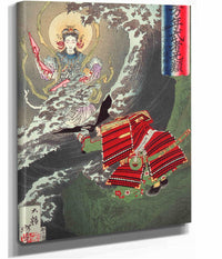 Hojo Tokimasa Of Totomi Praying To Benzaiten by Tsukioka Yoshitoshi