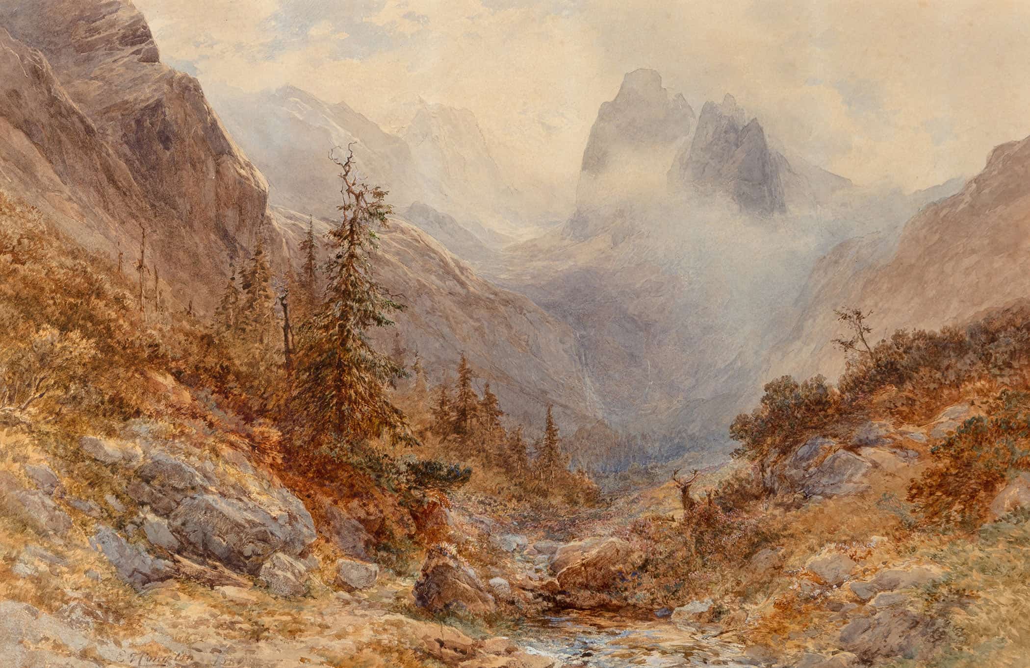 Hollenthal Bavaria by Edward Theodore Compton