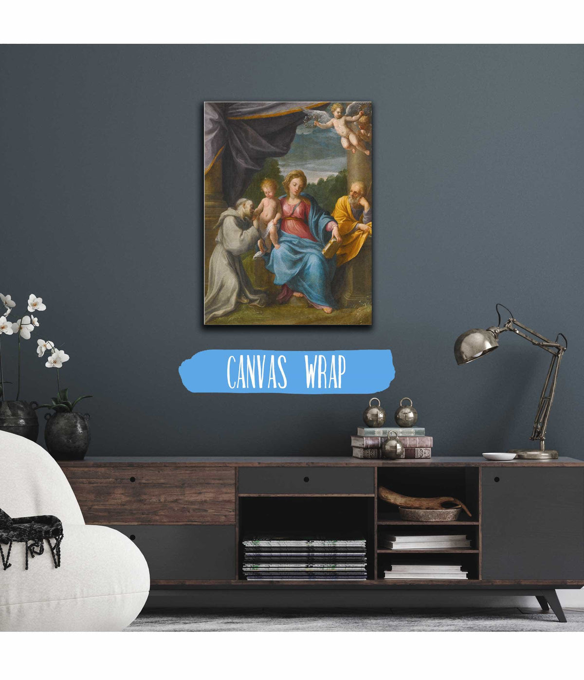 Holy Family With Saint Francis by Guido Reni