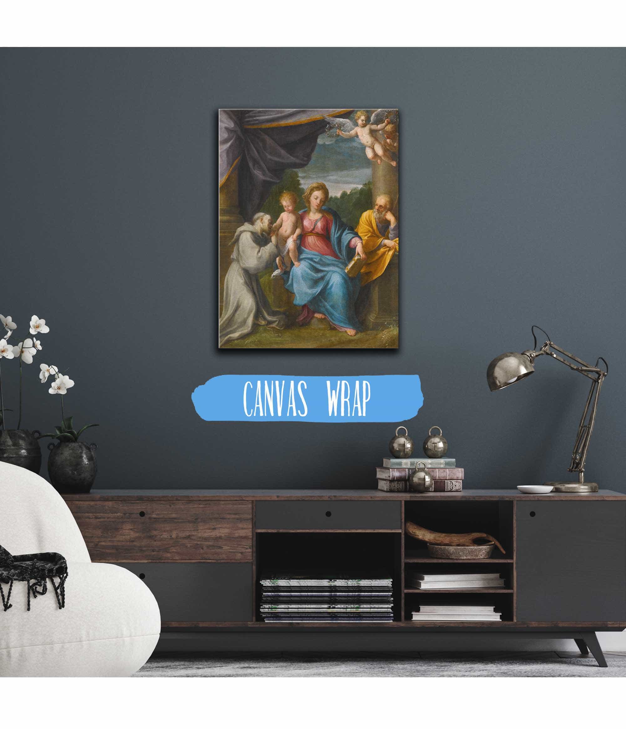 Holy Family With Saint Francis by Guido Reni