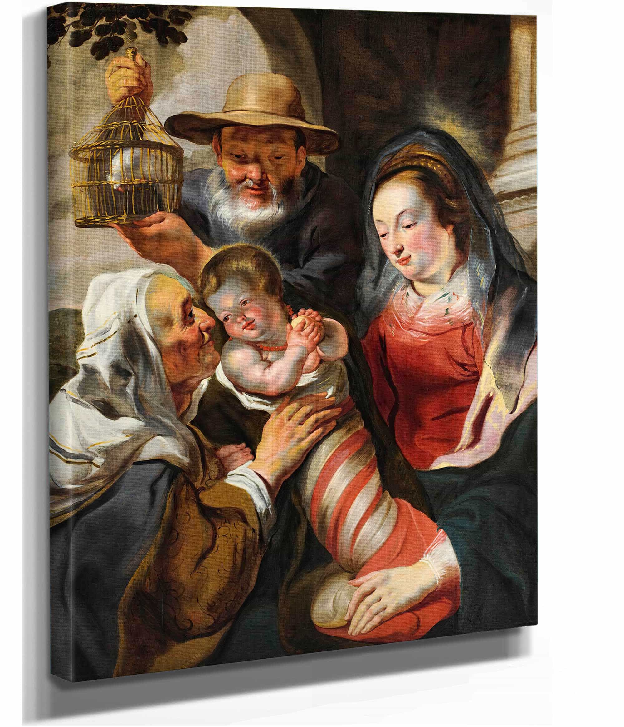 Holy Family With St Anne by Jacob Jordaens