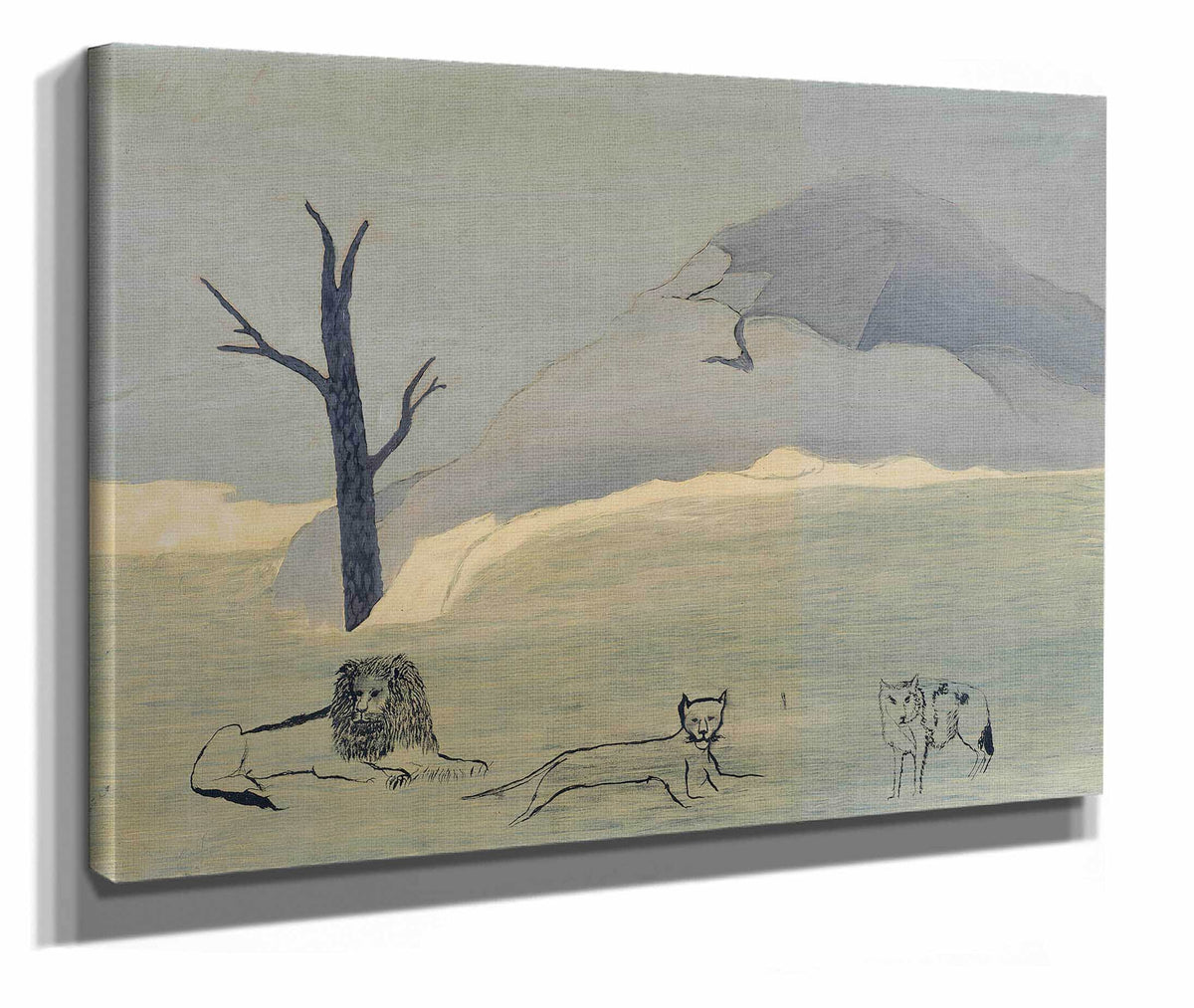 Holy Mountain Iv by Horace Pippin