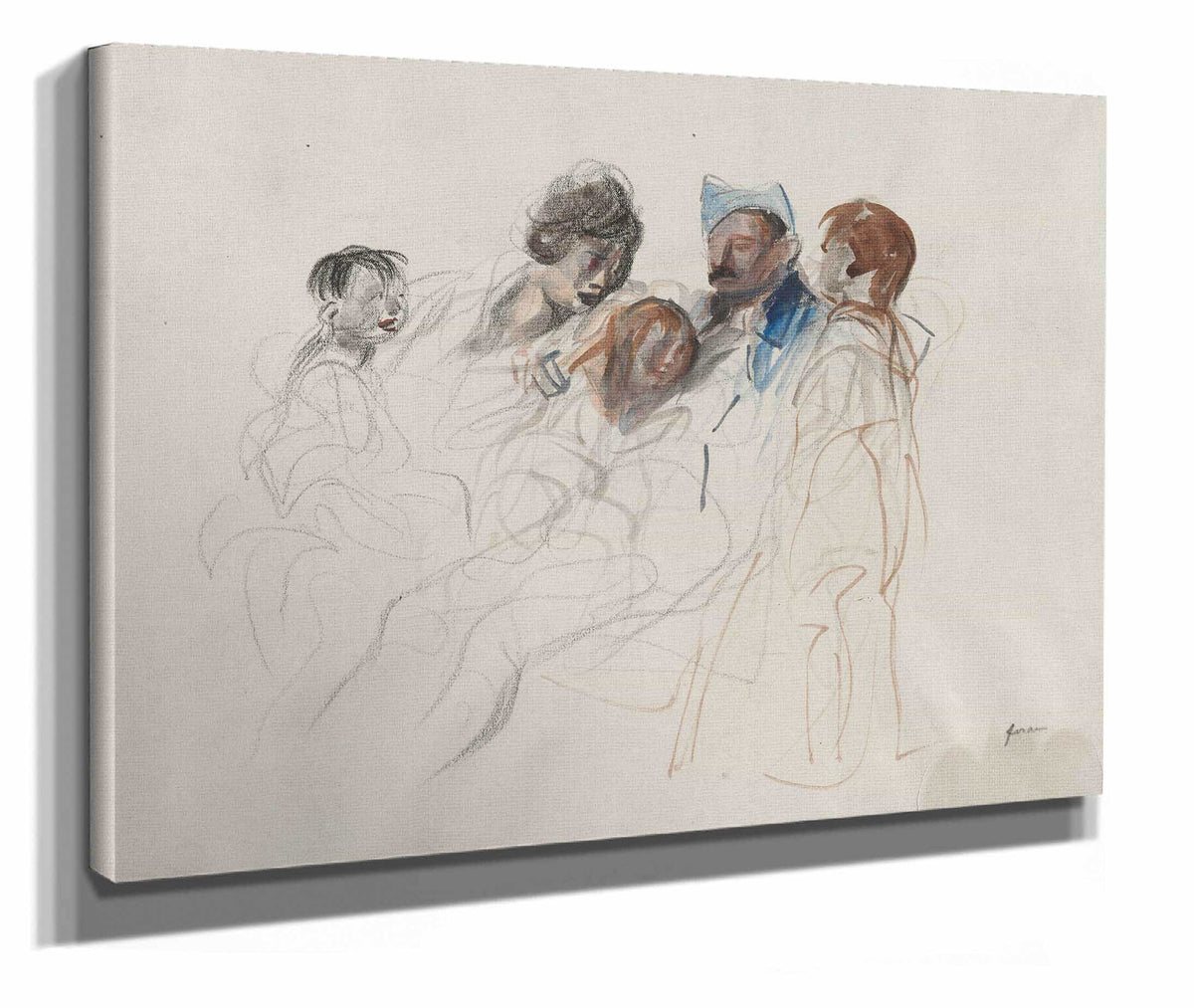 Home On A Furlough Fourth Quarter S Or First Third S by Jean Louis Forain