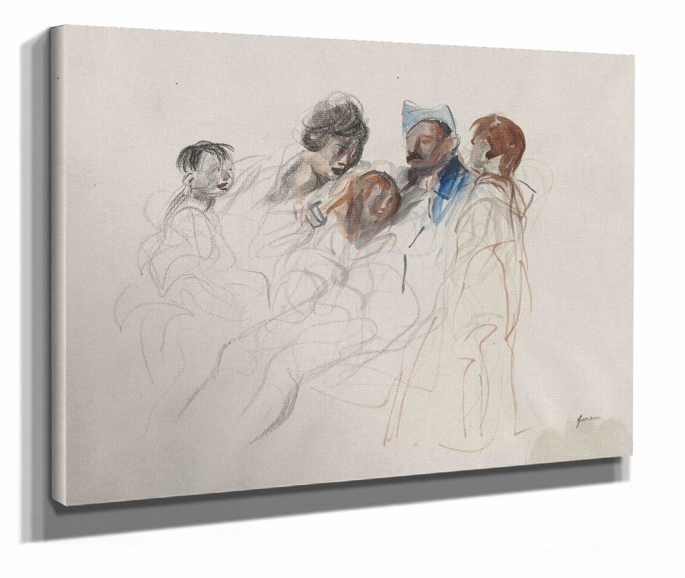 Home On A Furlough Fourth Quarter S Or First Third S by Jean Louis Forain