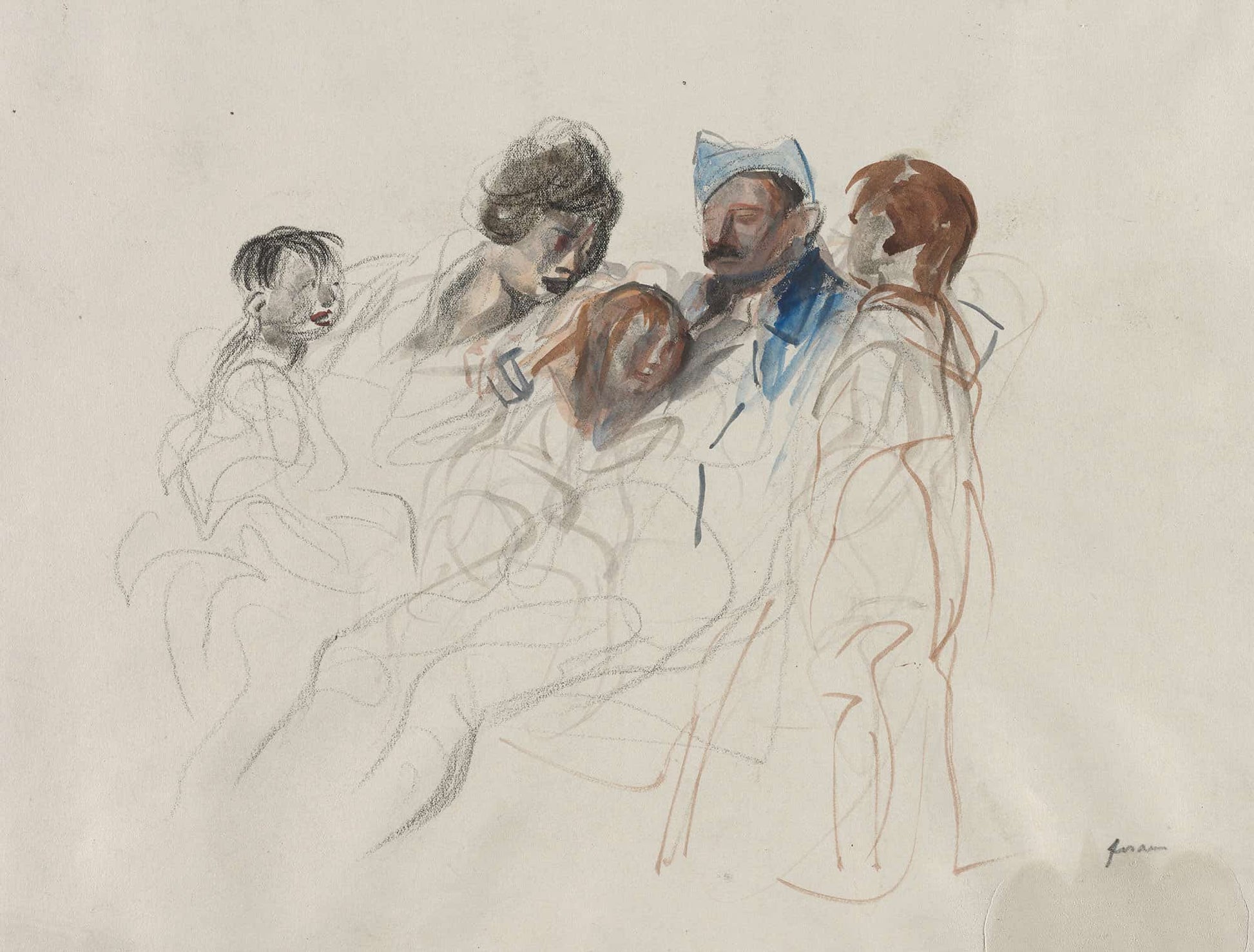 Home On A Furlough Fourth Quarter S Or First Third S by Jean Louis Forain
