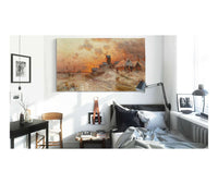 Homecoming At Sunset by Julius Sergius Klever