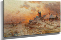 Homecoming At Sunset by Julius Sergius Klever