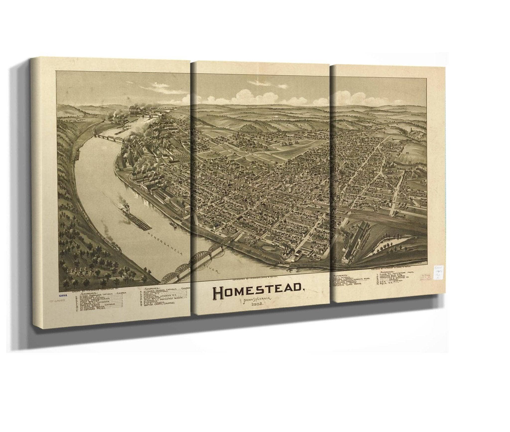 Homestead Pennsylvania 1902  State Of Pennsylvania