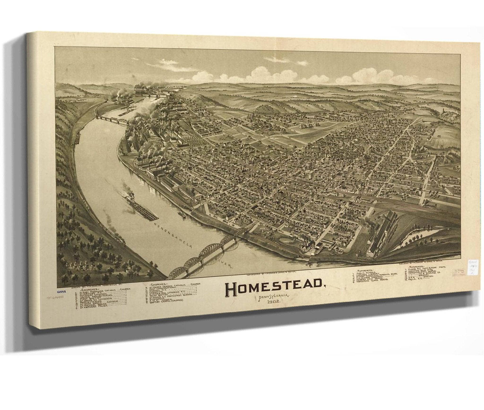 Homestead Pennsylvania 1902  State Of Pennsylvania