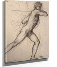 Homme Brandissant Un Sabre by Pierre Puvis De Chavannes