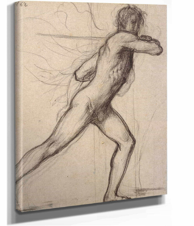 Homme Brandissant Un Sabre by Pierre Puvis De Chavannes