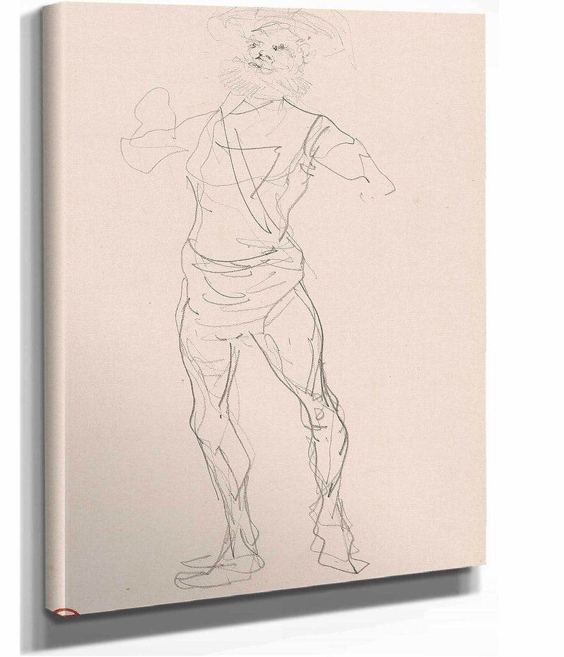 Homme Debout by Henri De Toulouse Lautrec