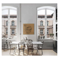 Homme Drape De Profil A Gauche Genou Droit A Terre by Pierre Puvis De Chavannes