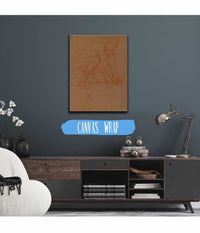 Homme Nu Accroupi Et Etude De Carrelet by Pierre Puvis De Chavannes