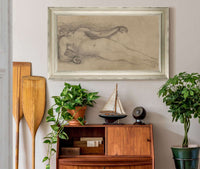 Homme Nu Allonge by Pierre Puvis De Chavannes