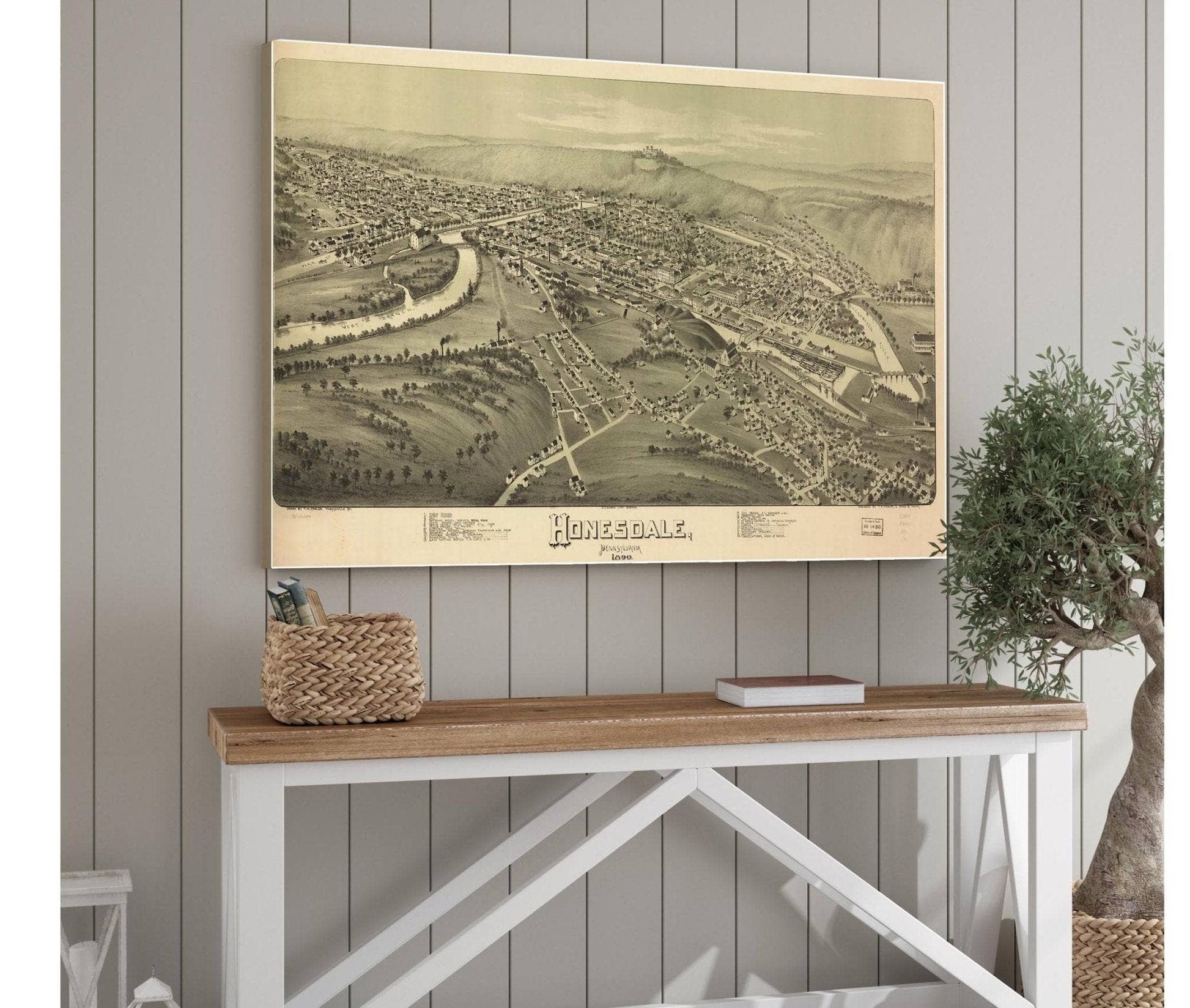 Honesdale Pennsylvania 1890  State Of Pennsylvania