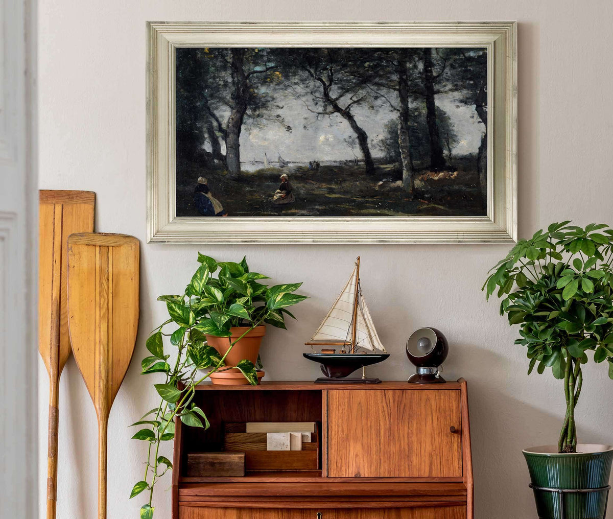 Honfleur by Jean Baptiste Camille Corot