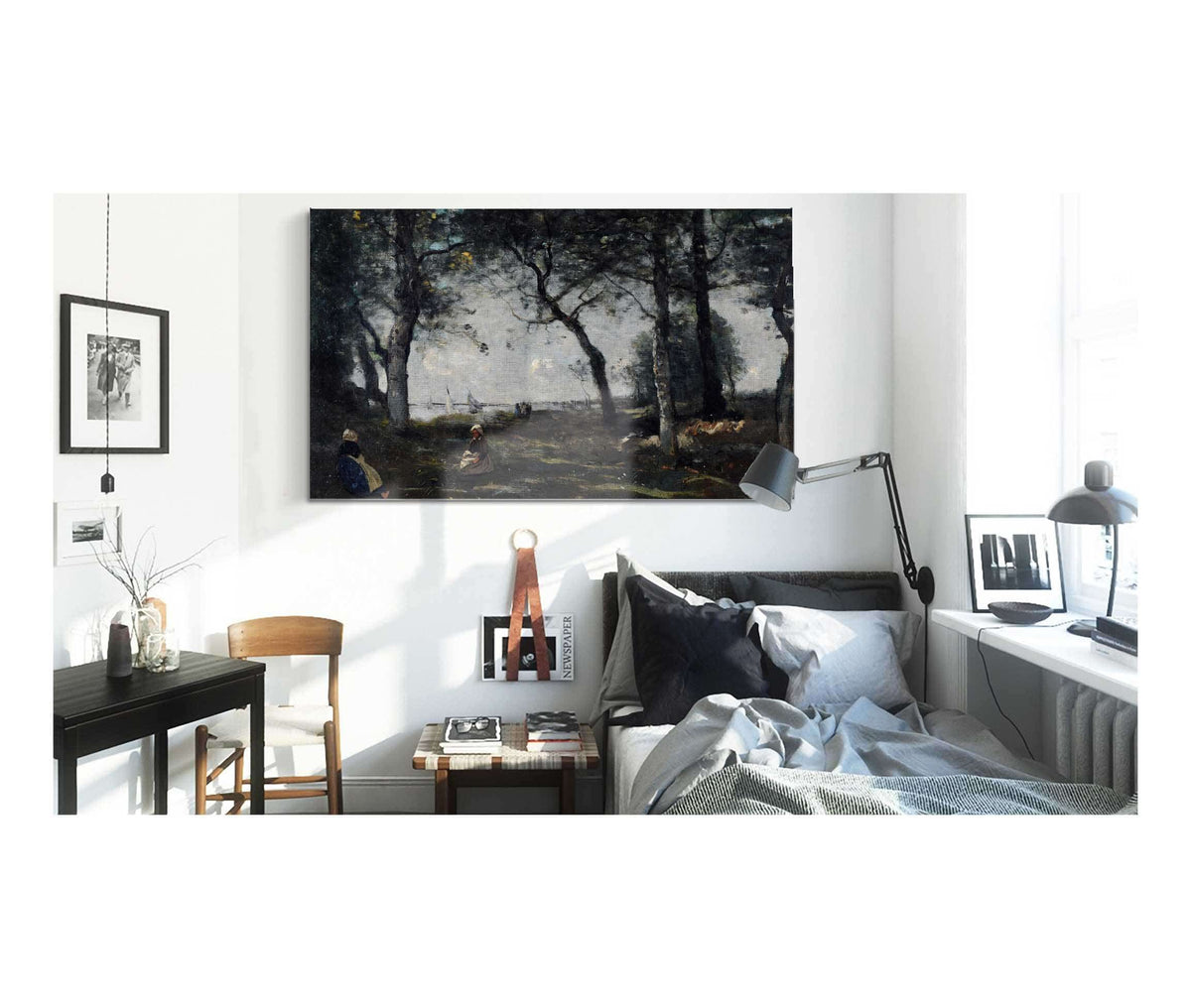 Honfleur by Jean Baptiste Camille Corot