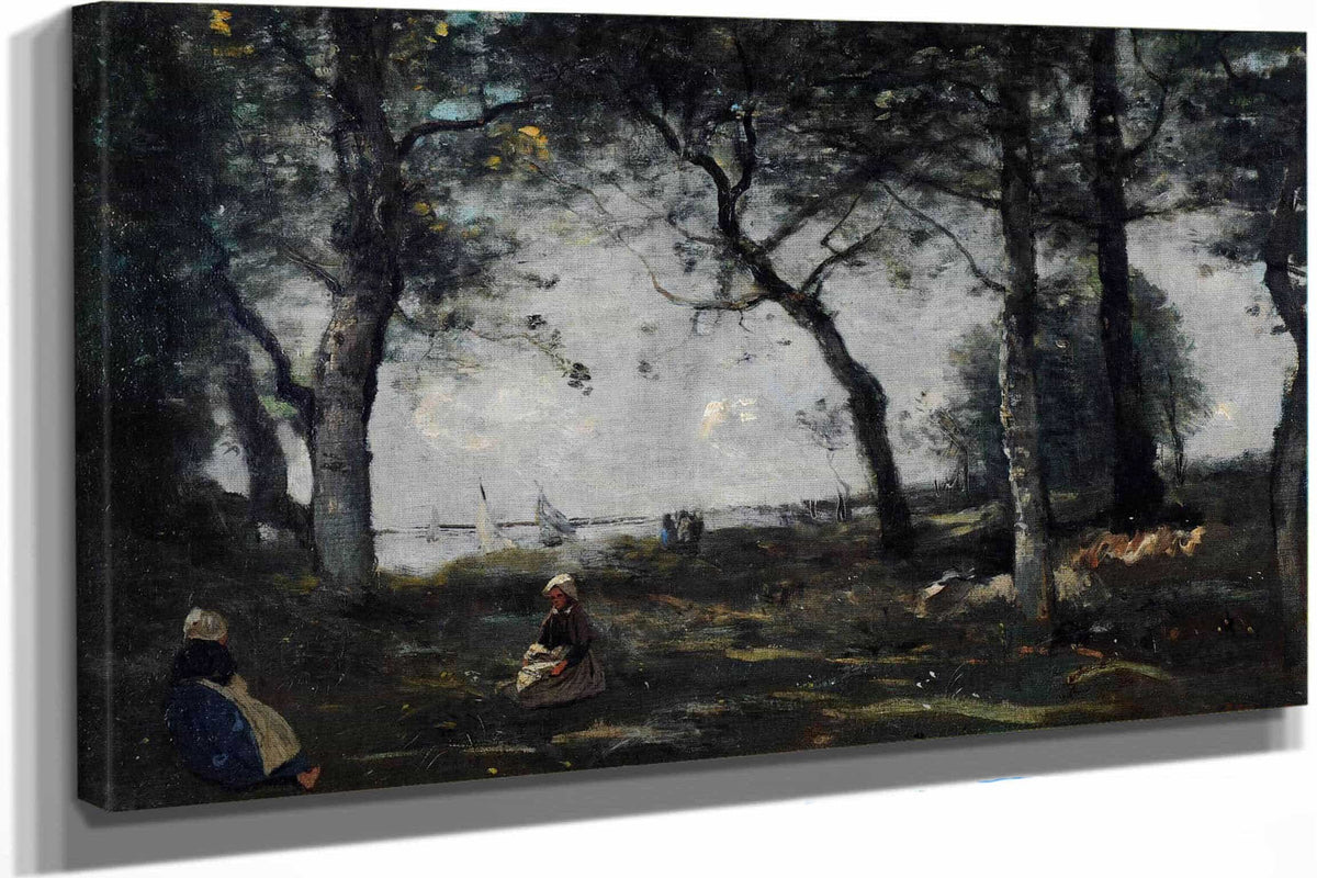 Honfleur by Jean Baptiste Camille Corot