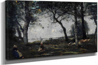 Honfleur by Jean Baptiste Camille Corot