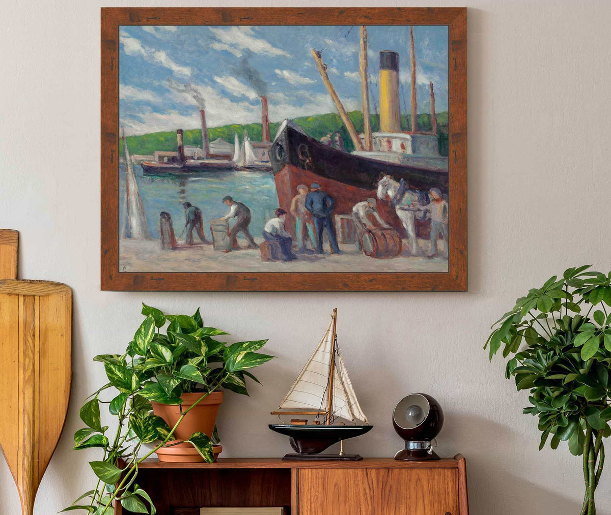 Honfleur Remorqueur A Quai by Maximilien Luce