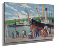 Honfleur Remorqueur A Quai by Maximilien Luce