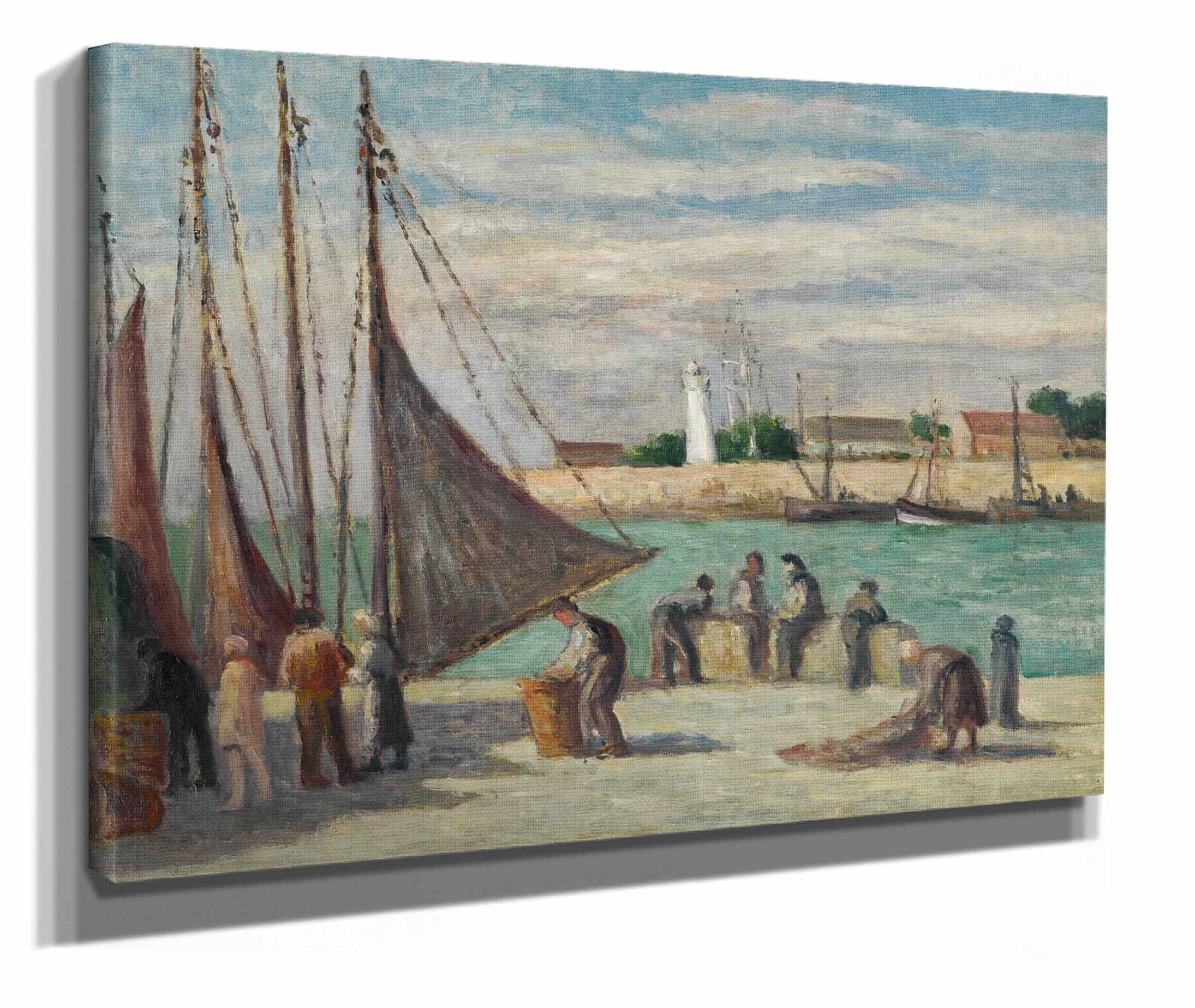 Honfleur Sur Le Quai by Maximilien Luce