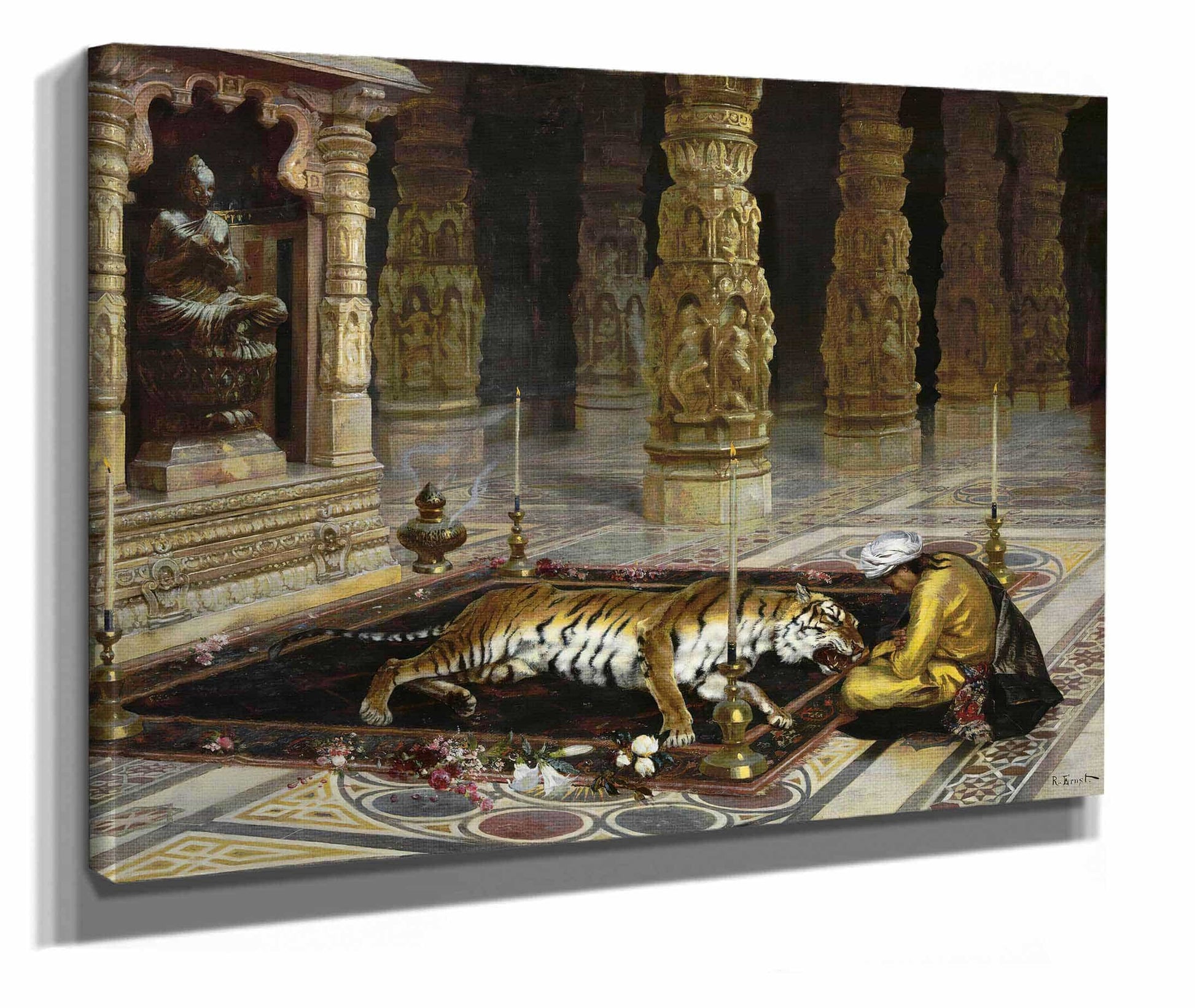 Honoring The Tiger by Rudolf Ernst