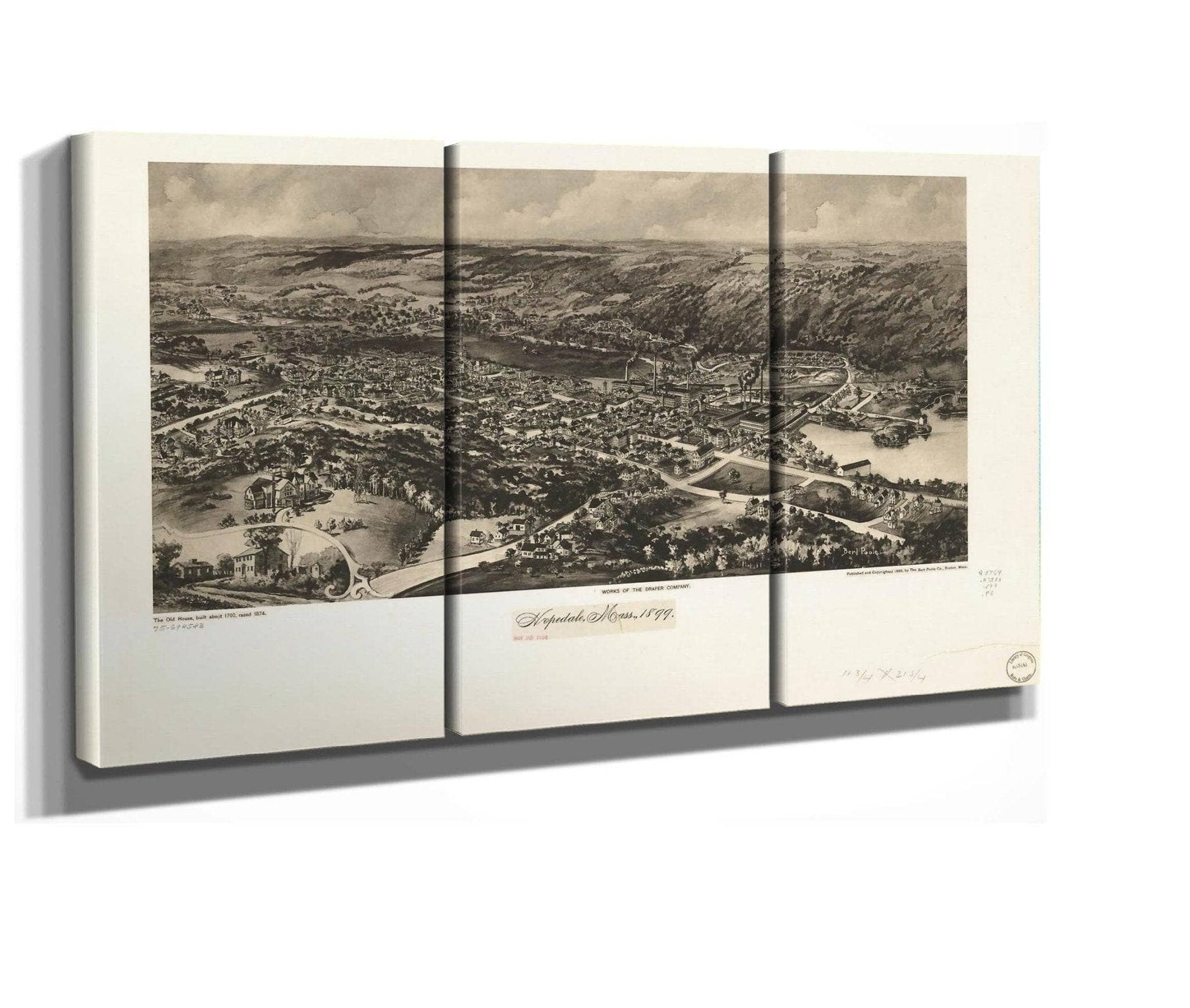 Hopedale Mass 1899  State Of Massachusetts
