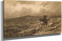 Horse And Rider On The Scottish Highlands The Approaching Storm by Rosa Bonheur