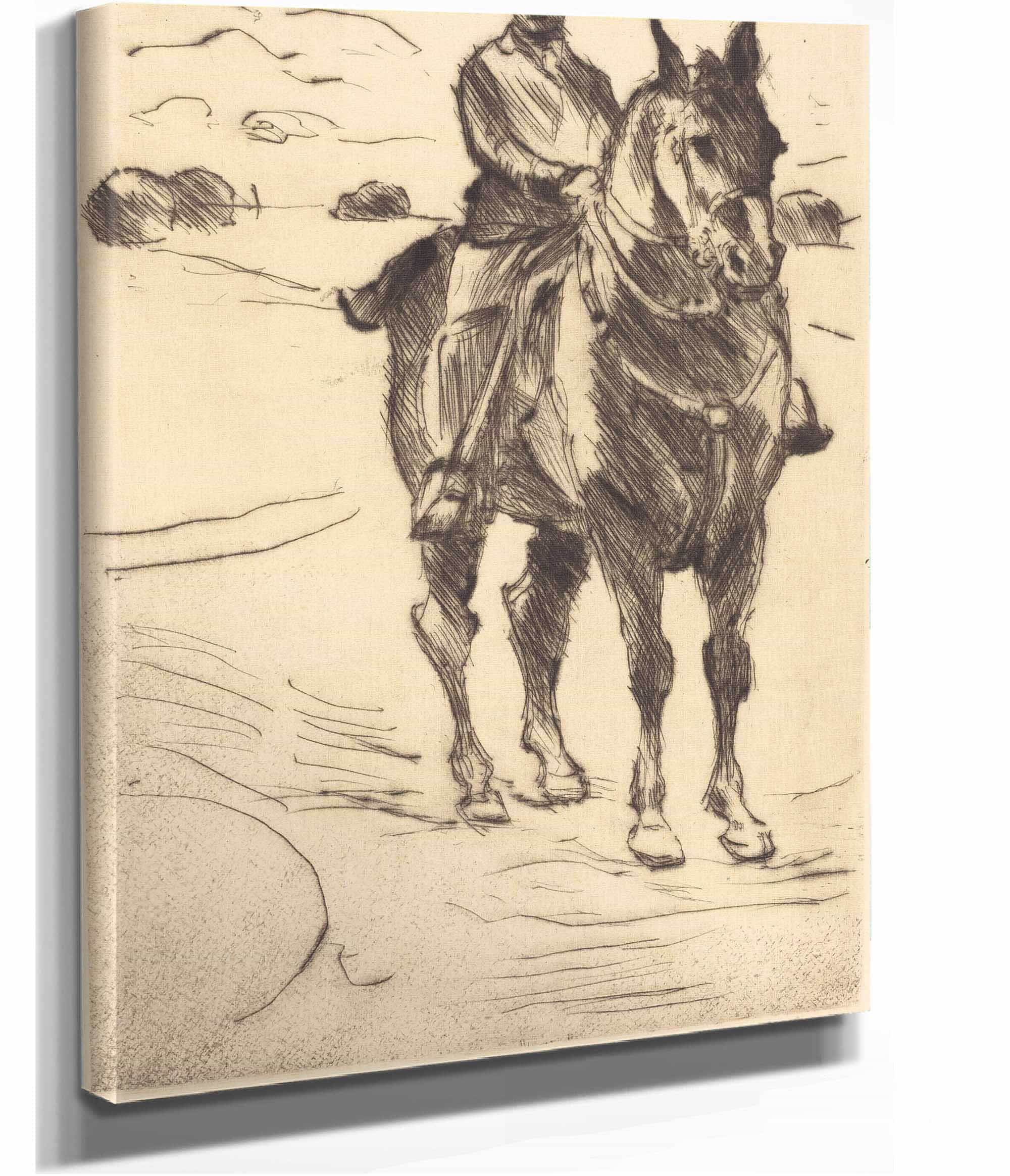 Horseman Ii Reiter Ii by Lovis Corinth