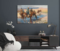 Horses At The Ford Persia by Edwin Lord Weeks