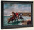 Horses Coming Out Of The Sea By Eugene Delacroix